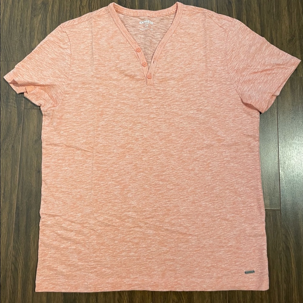 Express Large Henley T-Shirt New without Tags